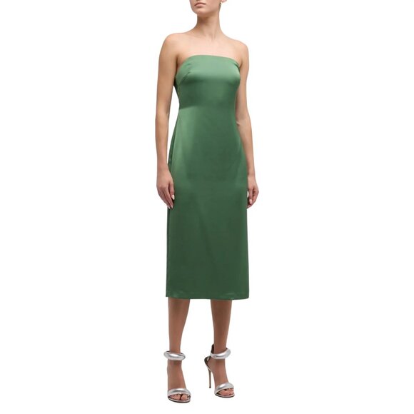 Ramy Brook Lisa Strapless Dress Spruce Green Size 8 NEW NWT - Picture 1 of 11